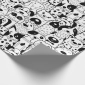Puppy Pattern Wrapping Paper Geschenkpapier (Ecke)