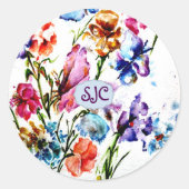 PUPPY PAW DRUCKEN | ROUND STICKER (Vorderseite)