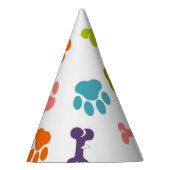 Puppy Paw Prints Partyhütchen (Rechts)