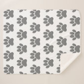 Puppy Paw Prints Sherpadecke (Vorderseite (Horizontal))