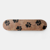 Puppy Paw Prints Skateboard (Horizontal)