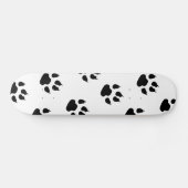 Puppy Paw Prints Skateboard (Horizontal)