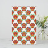 Puppy Paws Briefpapier (Stehend Vorderseite)