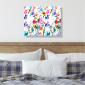 PUPPY PAWS | CANVAS DRUCKEN LEINWANDDRUCK (Insitu (Schlafzimmer))