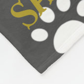 Puppy Paws Fleece Blanket (Ecke)