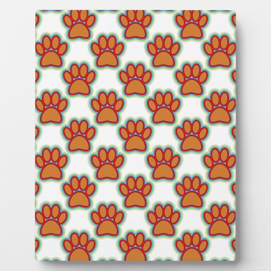 Puppy Paws Fotoplatte (Vorderseite)