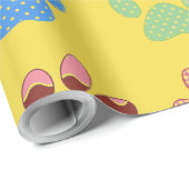 Puppy Paws Geschenkpapier (Rolleneckpunkt)