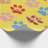 Puppy Paws Geschenkpapier (Ecke)