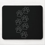 Puppy Paws Hund druckt Vater Pup Mama Good Boy New Mousepad (Vorne)