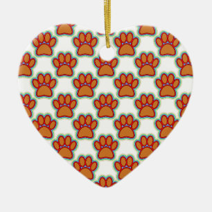 Puppy Paws Keramikornament