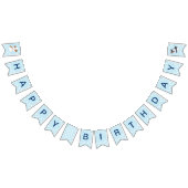 Puppy Pawty Birthday Party buntblanke Banner (Alle)