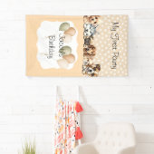 Puppy Pawty Geburtstag Banner (Insitu)