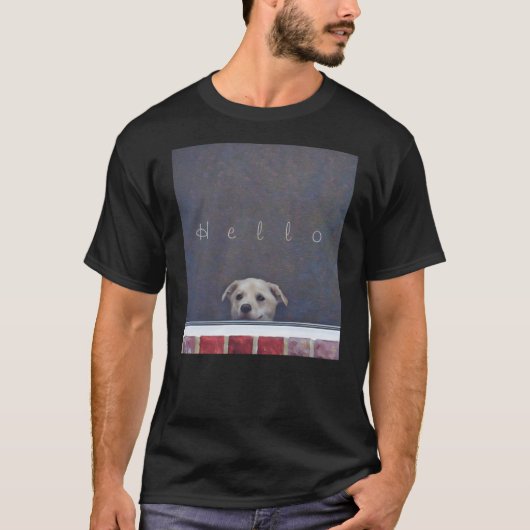 Puppy-Peekout-T - Shirt (Vorderseite)