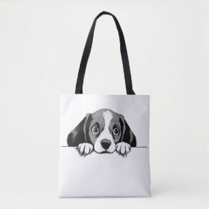 Puppy Peking Niedlich Adorable Funny Animal Cartoo Tasche
