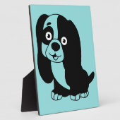 Puppy Plaque Fotoplatte (Seite)