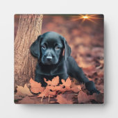 Puppy Plaque Fotoplatte (Vorderseite)