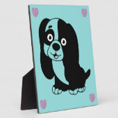 Puppy Plaque Fotoplatte (Seite)