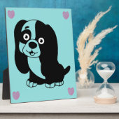 Puppy Plaque Fotoplatte (Seite)