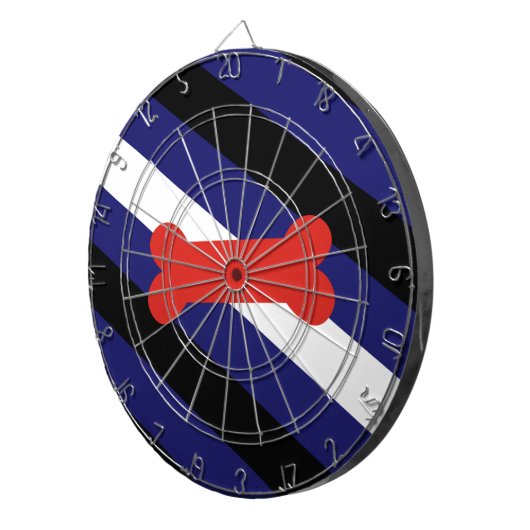 PUPPY PLAY PRIDE DIAGONAL DARTSCHEIBE (Vorderseite rechts)