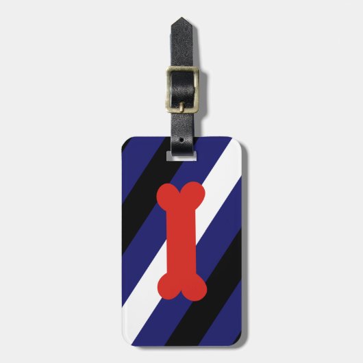 PUPPY PLAY PRIDE DIAGONAL GEPÄCKANHÄNGER (Vorderseite vertikal)