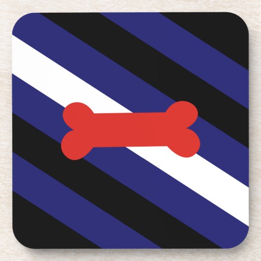 PUPPY PLAY PRIDE DIAGONAL GETRÄNKEUNTERSETZER (Vorderseite)