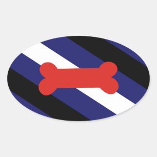 PUPPY PLAY PRIDE DIAGONAL OVALER AUFKLEBER