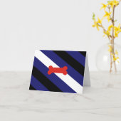 Puppy Play Pride-Flagge Karte (Gelbe Blume)