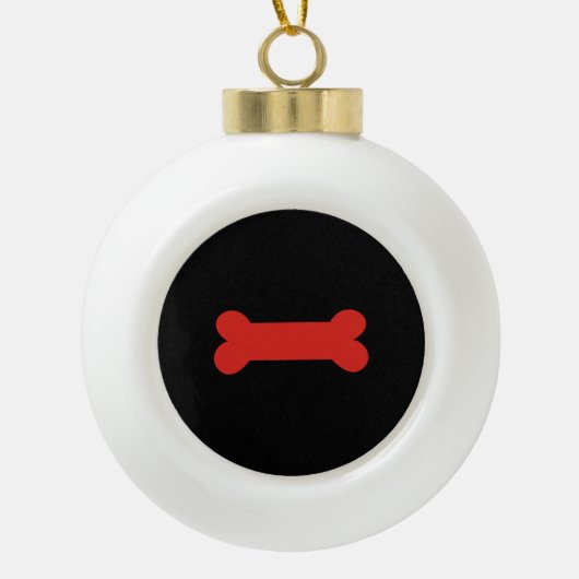Puppy Play Pride Keramik Kugel-Ornament (Vorderseite)