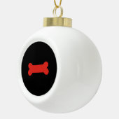 Puppy Play Pride Keramik Kugel-Ornament (Rechts)