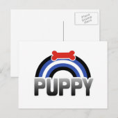 Puppy Play Pride Postkarte (Vorne/Hinten)