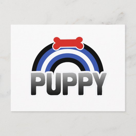 Puppy Play Pride Postkarte (Vorderseite)