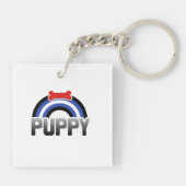 Puppy Play Pride Schlüsselanhänger (Rückseite)