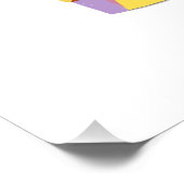 Puppy Playful Adorable Fun farbenfrohe glückliche  Poster (Ecke)