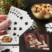 Puppy Plays Cards Spielkarten (In Situ)