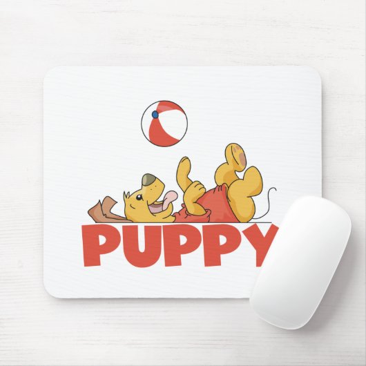 Puppy Plays TShirts und Geschenke Mousepad (Mit Mouse)