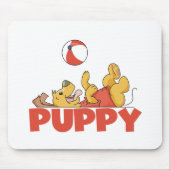 Puppy Plays TShirts und Geschenke Mousepad (Vorne)