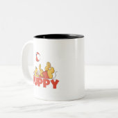 Puppy Plays TShirts und Geschenke Zweifarbige Tasse (Vorderseite Links)
