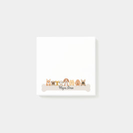Puppy Post It Notes Niedlich Doggy Notepad Post-it Klebezettel