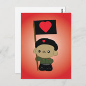 Puppy-Post-Karte für die Kuddelrevolution Postkarte (Vorne/Hinten)