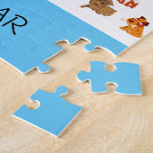 "PUPPY POWER" Puzzle mit individuelle Name von Wel (Seite)