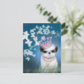 Puppy Princess Postkarte (Stehend Vorderseite)