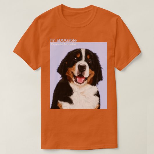 Puppy print Collection Im DOGable Bernese Mountai T-Shirt (Design vorne)