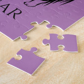 PUPPY PUZZLE. NAME DES KINDES UND HUNDES. PUZZLE (Seite)