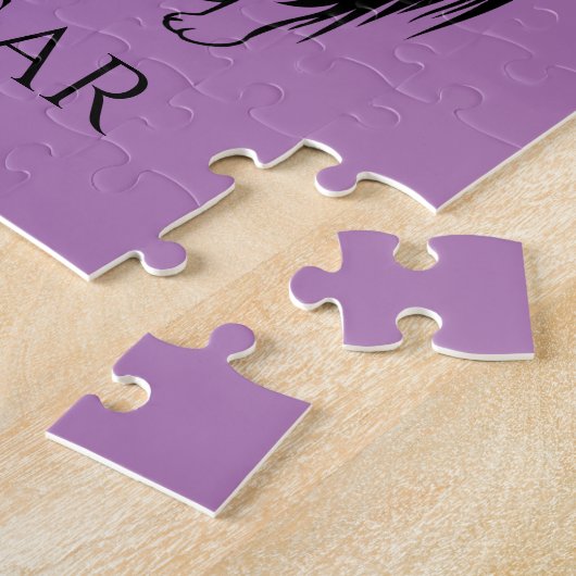 PUPPY PUZZLE. NAME DES KINDES UND HUNDES. PUZZLE (Seite)