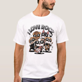 Puppy rock band T-Shirt