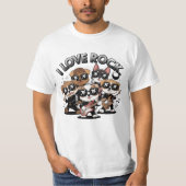 Puppy rock band T-Shirt (Vorderseite)