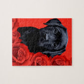 Puppy Rose Labrador Retriever Puzzle (Horizontal)