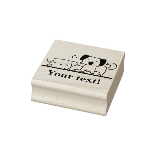Puppy’s hondjes gummistempel (Stempel)