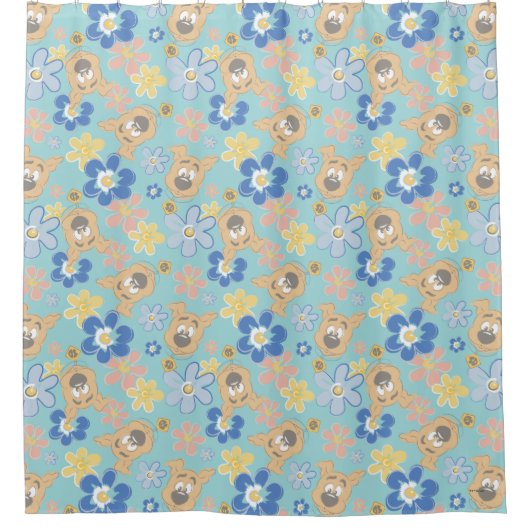 Puppy Scooby-Doo-Blume Duschvorhang (Vorderseite)