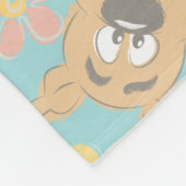 Puppy Scooby-Doo-Blume Fleecedecke (Ecke)